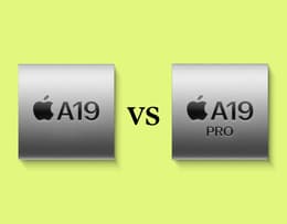 iPhone 17 series performance comparison showing A19 versus A19 Pro models