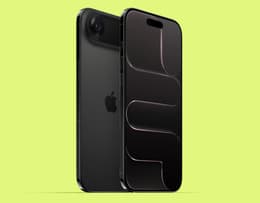 An image of the iPhone Air in Space Black.