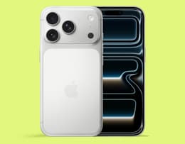 An image of the iPhone 17 Pro in Silver.