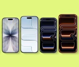 iPhone 17, iPhone Air, iPhone 17 Pro, and iPhone 17 Pro Max display comparison