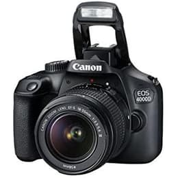 Reflex EOS 4000D - Black + Lens Canon 18-55 mm f/3.5-5.6 III - Black | Back Market