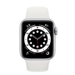 Chote Bache X Video - Apple Watch (Series 6) September 2020 - Cellular - 44 mm - Aluminium Silver  - Sport band White | Back Market