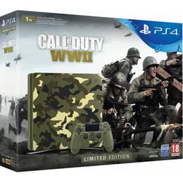 PlayStation Slim 1000GB - Green - Limited edition Call of Duty: WWII + Call of Duty WWII | Back Market