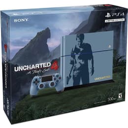 PlayStation 4 500GB - Blue - edition Uncharted 4 + Uncharted 4 | Back Market