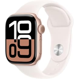 Apple Watch Series 10 (2024) GPS 42 mm - Aluminium Rose Gold - Sport band Pink