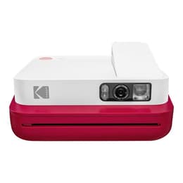 KODAK Smile Classic Digital Instant Camera for 3.5 x 4.25 Zink Photo Paper - Bluetooth, 16MP Pictures (Red)