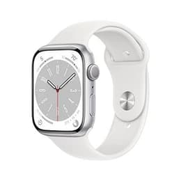 Apple Watch Series 9 (2023) GPS 41 mm - Aluminium Silver - Sport band White