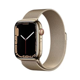 Apple Watch Series 5 (2019) GPS + Cellular 40 mm - Stainless steel Gold - Milanese loop Gold