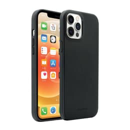 iPhone 12 Pro Max case - Leather - Black