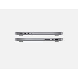 MacBook Apple MacBook Pro 14' 512 Go SSD 16 Go RAM Puce M1 PRO CPU 8  cœurs GPU 14 cœurs Argent Fin 2021 - MKGR3FN/A