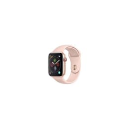 Apple Watch Series 4 (2018) GPS + Cellular 40 mm - Stainless steel Gold - Sport band Pink