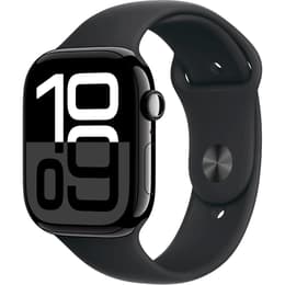 Apple Watch Series 10 (2024) GPS 46 mm - Aluminium Jet Black - Sport band Black