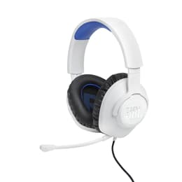 Jbl QUANTUM 100 BAM-Z Noise cancelling Gaming Headphone with microphone - White