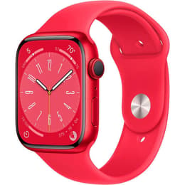 Apple Watch Series 8 (2022) GPS 41 mm - Aluminium Red - Sport band Red