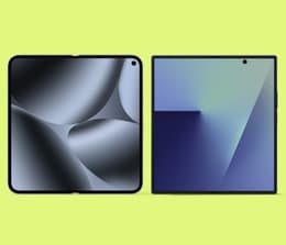 Image of a Pixel 10 Pro Fold and a Galaxy Z Fold 7 in their unfolded state