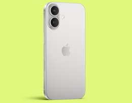 The Apple iPhone 16 showing its aluminum frame and vibrant color finishes.