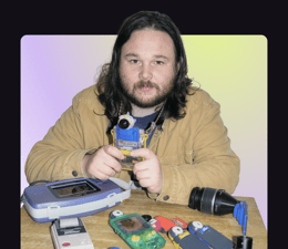 Artist Jim Lockey is a proud Game Boy Camera collector and has filmed a music video with one.