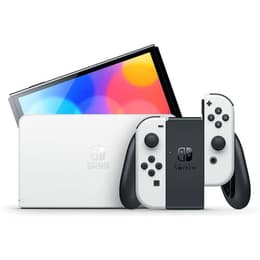 Nintendo Switch OLED white with controller