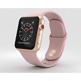 Apple Watch (Series 3) - Cellular - 42 mm - Aluminium Gold - Sport