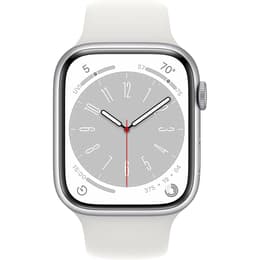 Apple Watch (Series 8) 2022 - Cellular - 45 mm - Aluminium Silver