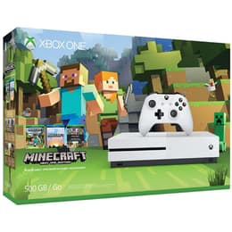 Microsoft Xbox One S White 500 GB Console fashion With Halo And White Controller