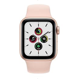 Apple Watch (Series SE) September 2020 - Cellular - 40 mm - Aluminium Gold  - Sport band Pink Sand