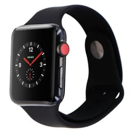 Apple Watch (Series 3) - Cellular - 42 mm - Stainless steel Space