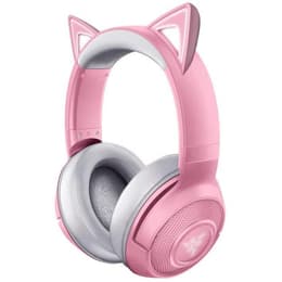 Pink gaming discount headphones with mic