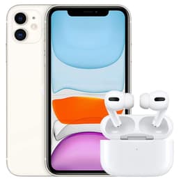 Bundle iPhone 11 AirPods Pro 64GB White Unlocked Back Market