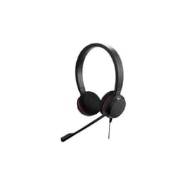 Jabra Evolve 20 MS Duo TAA R Headphone with microphone Black