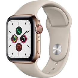 Apple Watch (Series 5) - Cellular - 44 mm - Stainless steel Gold