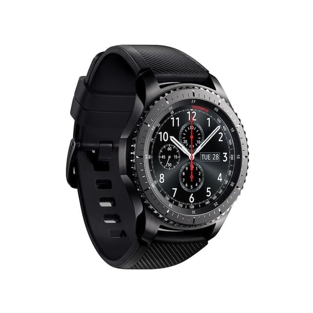 Pas op Melodramatisch Met bloed bevlekt Samsung Smart Watch Galaxy Gear S3 Frontier GPS - Black | Back Market